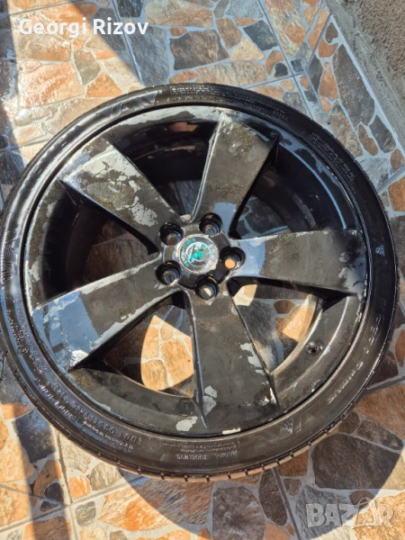 Джанти 17 Skoda 7jx17 et41 5x100, снимка 1