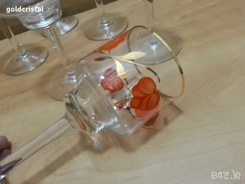 Ретро стъклени чаши , снимка 1