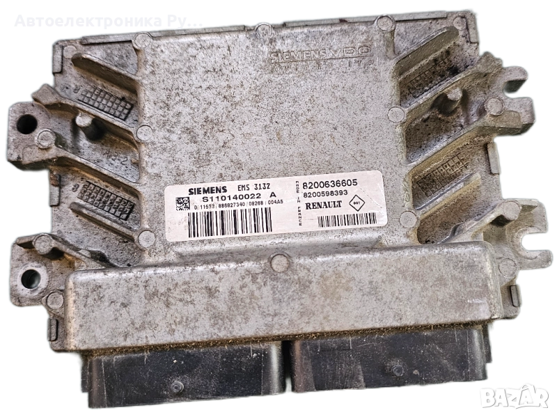 Компютър двигател за Dacia Logan 1.6 16V, 105 к.с., № 8200636605 , S110140022A (2007 – 2013), снимка 1