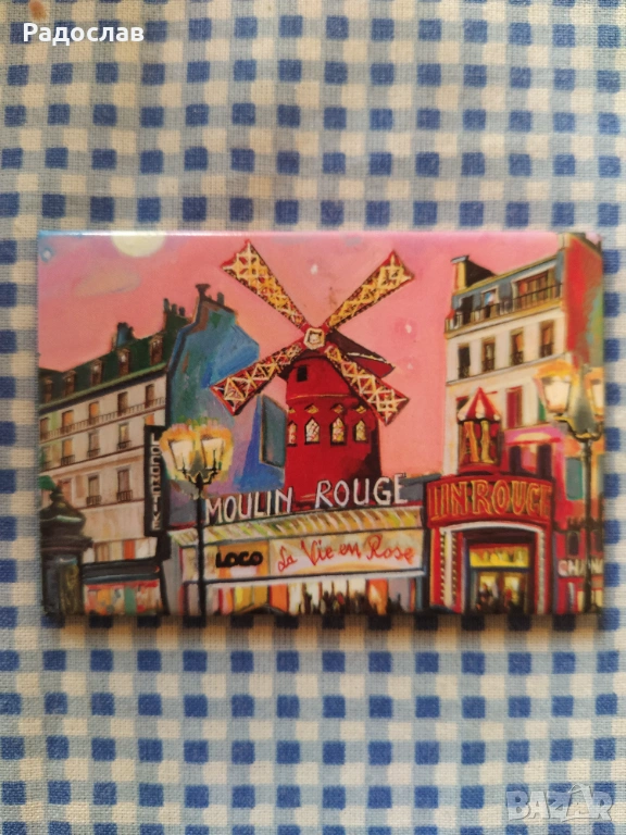 магнит Мулен Руж  Париж, снимка 1