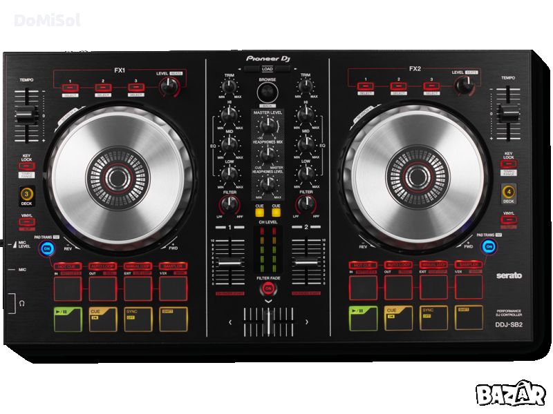 Контролер PIONEER DJ DDJ-SB2-BLACK Контролер НОВ, снимка 1