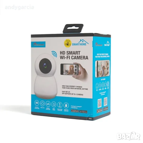 accelerate smart home hd smart wi-fi camera камера за наблюдение, чисто нова в кутия, снимка 1