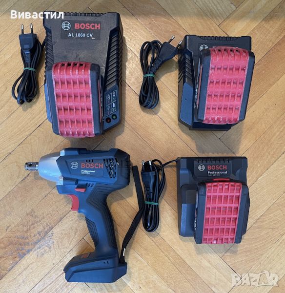 Акумулаторен ударен гайковерт Bosch GDS 250-LI ProMix 18V 1/2 250Nm, снимка 1