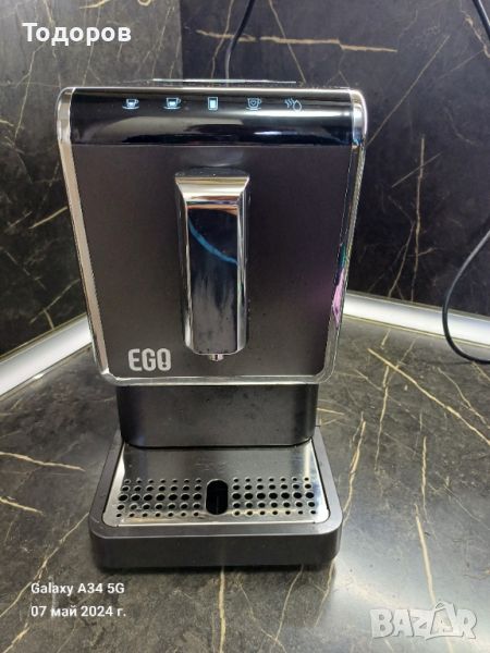 Кафе автомат за еспресо EGO Slimр1470W, 19 бара, 1.2 L, сензорен дисплей, , снимка 1
