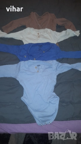 дрешки за новородено от 0 до 3 месеца, снимка 16 - Бодита за бебе - 52432979