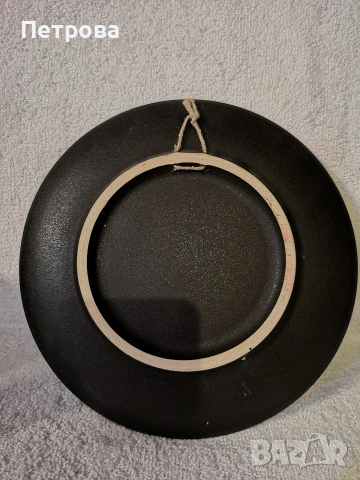 ръчно рисувана керамична чиния , снимка 3 - Пана - 53917101