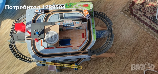 Голямя дървена писта Juniortive Train station XXL set, снимка 2 - Образователни игри - 53822082