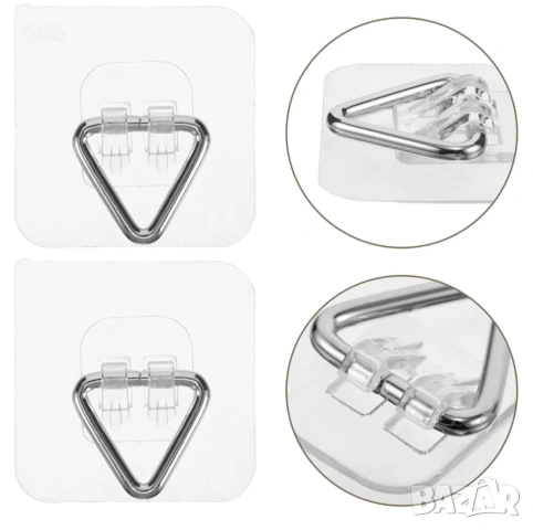 Пакет от 20 самозалепващи се куки , снимка 2 - Други стоки за дома - 53815216