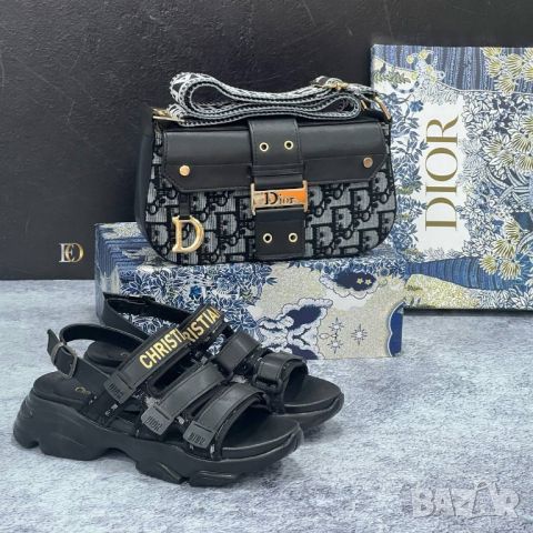 дамска чанта и сандали christian dior , снимка 4 - Сандали - 46542259