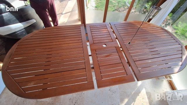Дървена градинска маса , снимка 7 - Градински мебели, декорация  - 53791234