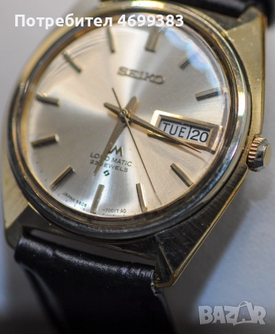 Мъжки японски автоматичен часовник - Seiko Lord Matic - 5606 - 7000, снимка 2 - Мъжки - 52974782