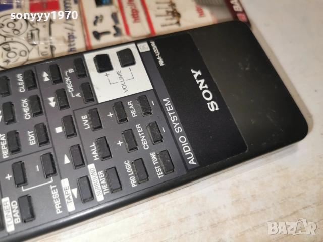 SONY RM-U33AV AUDIO REMOTE-ВНОС SWISS 2112251138, снимка 13 - Ресийвъри, усилватели, смесителни пултове - 52864286
