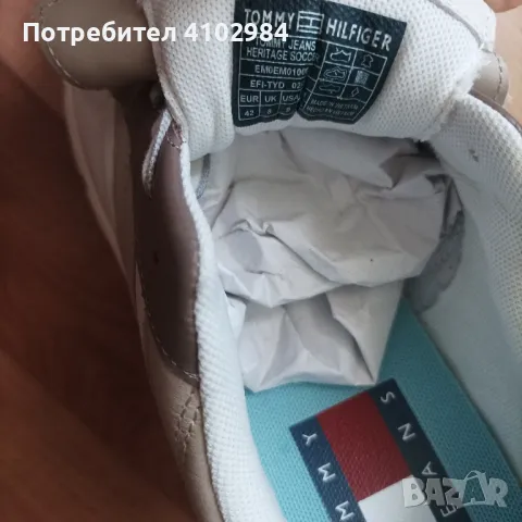 Tommy Hilfiger N42 естествена кожа маратонки , снимка 3 - Маратонки - 46942575