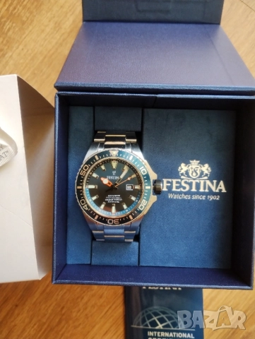 Оригинален"Festina"30bar Diver, снимка 8 - Мъжки - 51781911