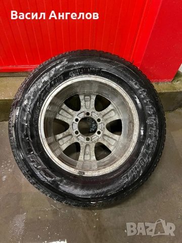 Резервна джипова гума с джанта за Toyota , снимка 5 - Гуми и джанти - 53818057