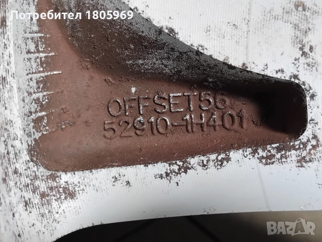 4бр. ал джанти Kia (оригинални) 5x114,3 , 7x17 , ET56 , централен отвор 67,1мм, снимка 7 - Гуми и джанти - 51886602