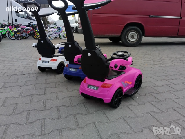 MONI Кола за бутане с дръжка Victory 2в1, снимка 9 - Коли, камиони, мотори, писти - 53564924