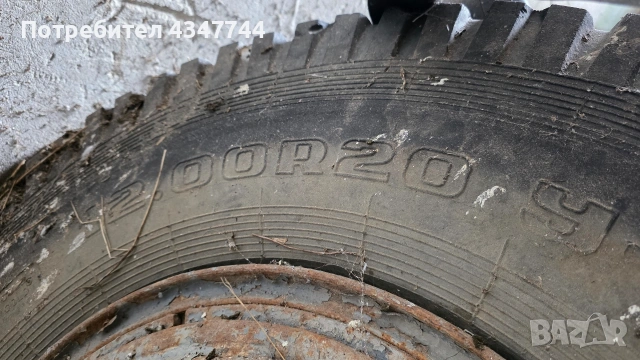 Продават се 6 броя гуми с джанти Кама 12.00 r20, снимка 2 - Гуми и джанти - 53638232