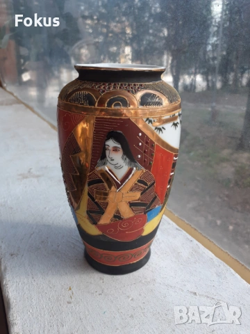 Ваза Сатцума Япония "Nippon Tokusei" поизв.преди 2 св. война