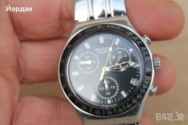Мъжки часовник ''Swatch'' хронограф, снимка 4 - Мъжки - 54150015