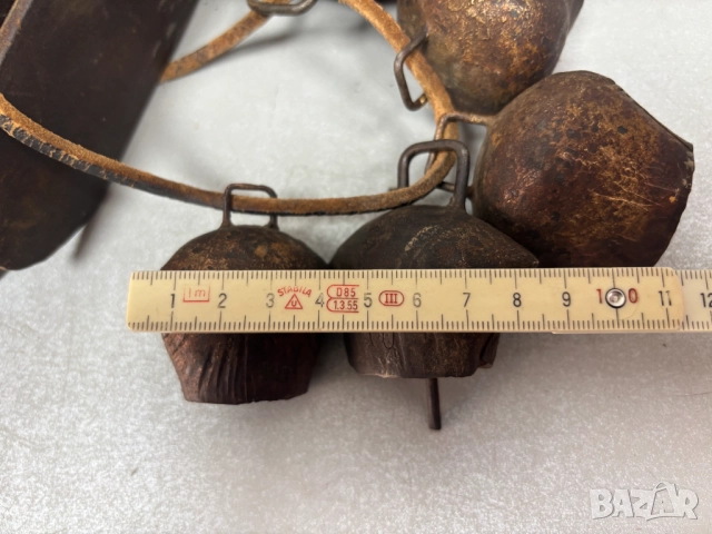 Истински Автентични Стари Хлопки-5 броя на кожен каиш, снимка 16 - Антикварни и старинни предмети - 52803117