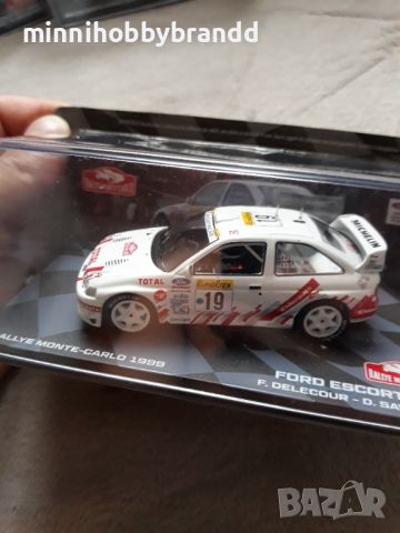 Skoda Fabia Ford Escort Mitsubishi Lancer 1.43 Eaglemoss Ltd Rally Monte-Carlo., снимка 7 - Колекции - 46522596