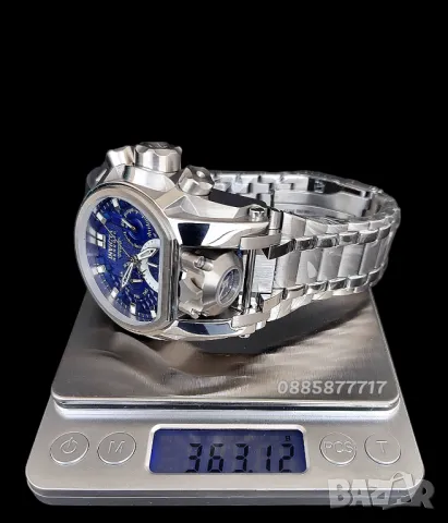 часовник INVICTA Bolt Zeus Silver 52 mm, НОВ , снимка 2 - Мъжки - 46881837