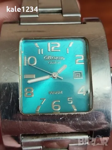 Швейцарски часовник Altanus square Geneve. Vintage watch. Ronda movement. Масивен. Мъжки , снимка 13 - Мъжки - 48079201