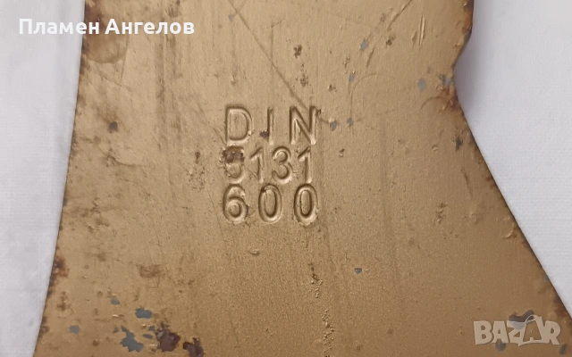 Немска брадва(топор) 600грама.Оригинална DIN 5131ТUV GSстомана. , снимка 3 - Други ценни предмети - 53930970