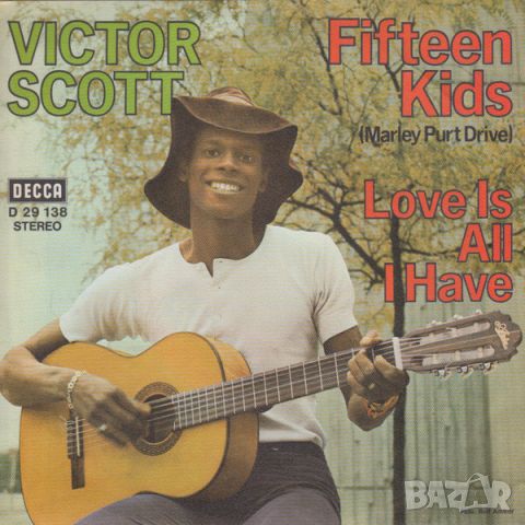Грамофонни плочи Victor Scott ‎– Fifteen Kids (Marley Purt Drive) 7" сингъл