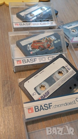 Лот от 18 аудио касети BASF CR-S II 90  Chrome super II 90/60 Chrome Standart II 90 хромни ленти, снимка 4 - Аудио касети - 53928902