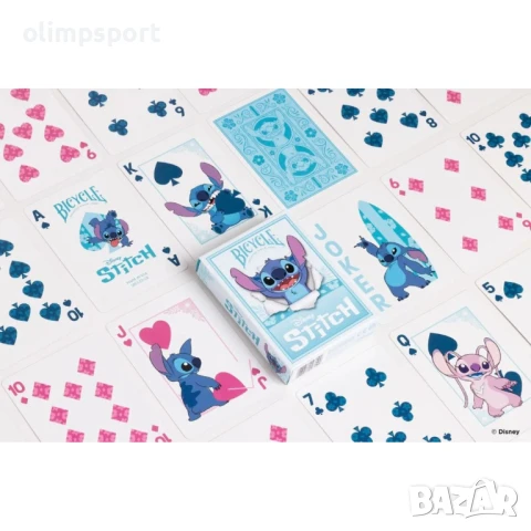 Карти за игра Bicycle Disney Stitch , снимка 2 - Карти за игра - 51226721