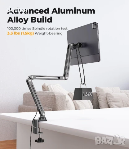 Магнитна безжична зарядна стойка KU XIU за iPad Pro 11" M4 (2024), снимка 5 - Таблети - 51336240