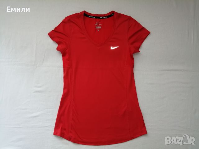 Nike Running Dri-FIT оригинална дамска тениска р-р XS, снимка 2 - Спортни екипи - 46800944