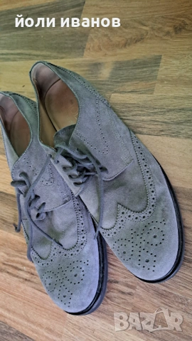 Кожени италиански обувки 44 номер, снимка 2 - Маратонки - 53778060