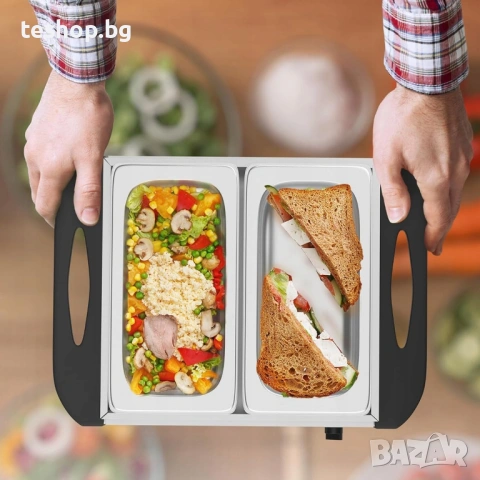 Бен мари / ел. нагревател за храна 200W, 2 х 2,5 литра, снимка 5 - Други - 53940158