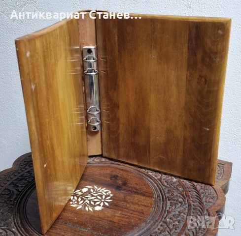Ръчно резбована гостна книга , снимка 2 - Други - 53981210