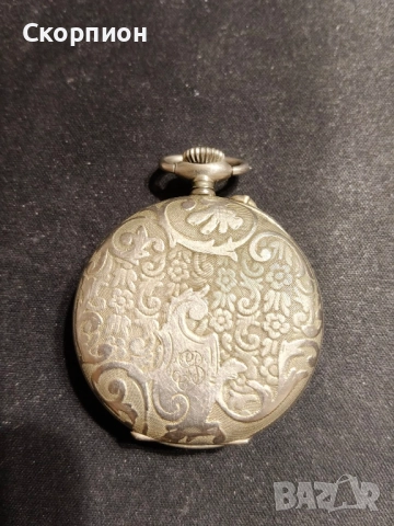 Швейцарски джобен часовник с посребрени капаци ULTRA 1905г., снимка 6 - Джобни - 46785314