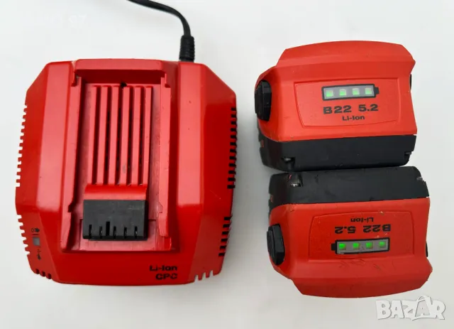 Hilti TE 6-A22 AVR - Акумулаторен безчетков перфоратор 2x22V 5.2Ah 2023г., снимка 8 - Други инструменти - 49380581