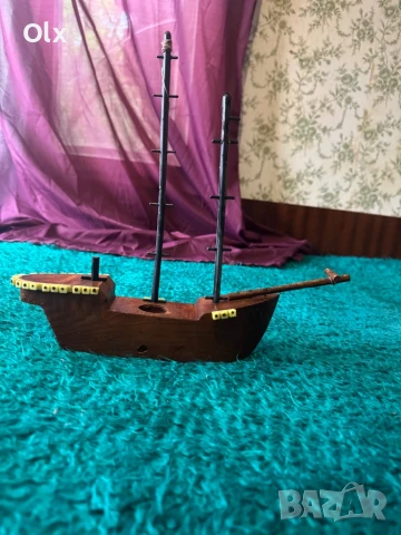 Дървено корабче - части , снимка 2 - Декорация за дома - 51233249
