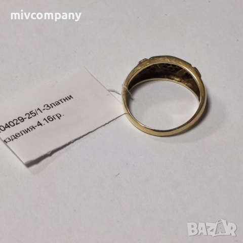 Златен пръстен 4.16гр., снимка 3 - Пръстени - 52929466