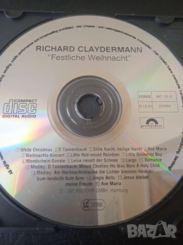 Richard Clayderman – Festliche Weihnacht - матричен диск Ричард Клайдерман
