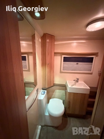 BAILEY PEGASUS-2014г/АЛУМИНИЕВА/ФРЕНСКА СПАЛНЯ/MOVER/ФОРСЕЛТ/ТЕНТА/ДУШ КАБИНА/ТЯГОВ АКУМУЛАТОР, снимка 10 - Каравани и кемпери - 53963920