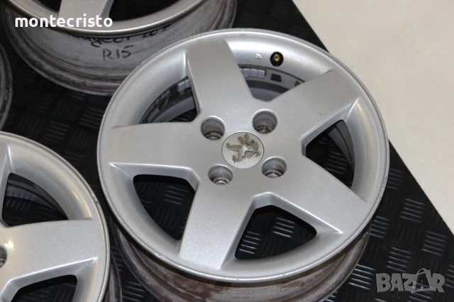 Алуминиеви джанти Peugeot 207 (2006-2014г.) 15 цола / 4x108 / 65.1 Пежо 207, снимка 6 - Гуми и джанти - 53932695