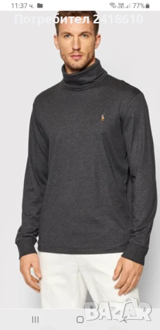 POLO Ralph Lauren Cotton POLO Mens Size  XL ОРИГИНАЛ! Мъжко Памучно Поло!, снимка 4 - Блузи - 50905339