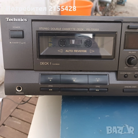 Двукъсетъчен дек Technics RS TR 333, снимка 2 - Декове - 52627717