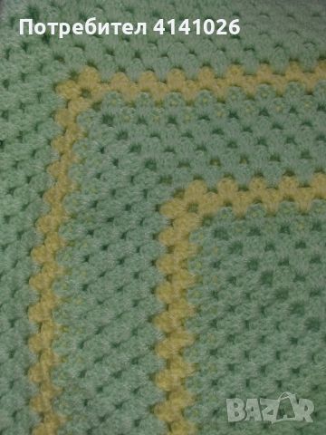 Ръчно плетени бебешки одеяла / пелени / различни модели, снимка 12 - Спално бельо и завивки - 46464948