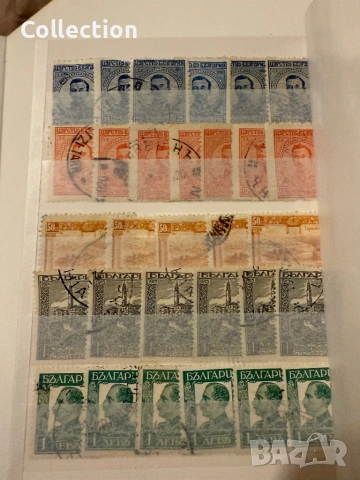 Класьор с пощенски марки пощенска марка България поща, снимка 2 - Други ценни предмети - 46193538