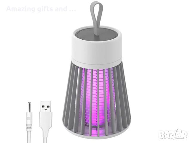 Преносима UV инсектицидна лампа за комари електрически капан за насекоми, снимка 8 - Къмпинг осветление - 45656419