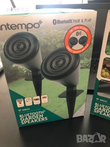 Bluetooth градински високоговорители Intempo Чисто нови в кутията, снимка 2 - Bluetooth тонколони - 45637374